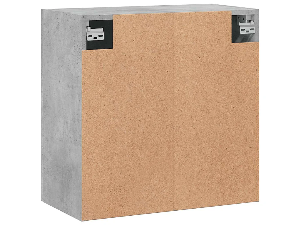 Wandkast 60x31x60 cm bewerkt hout betongrijs