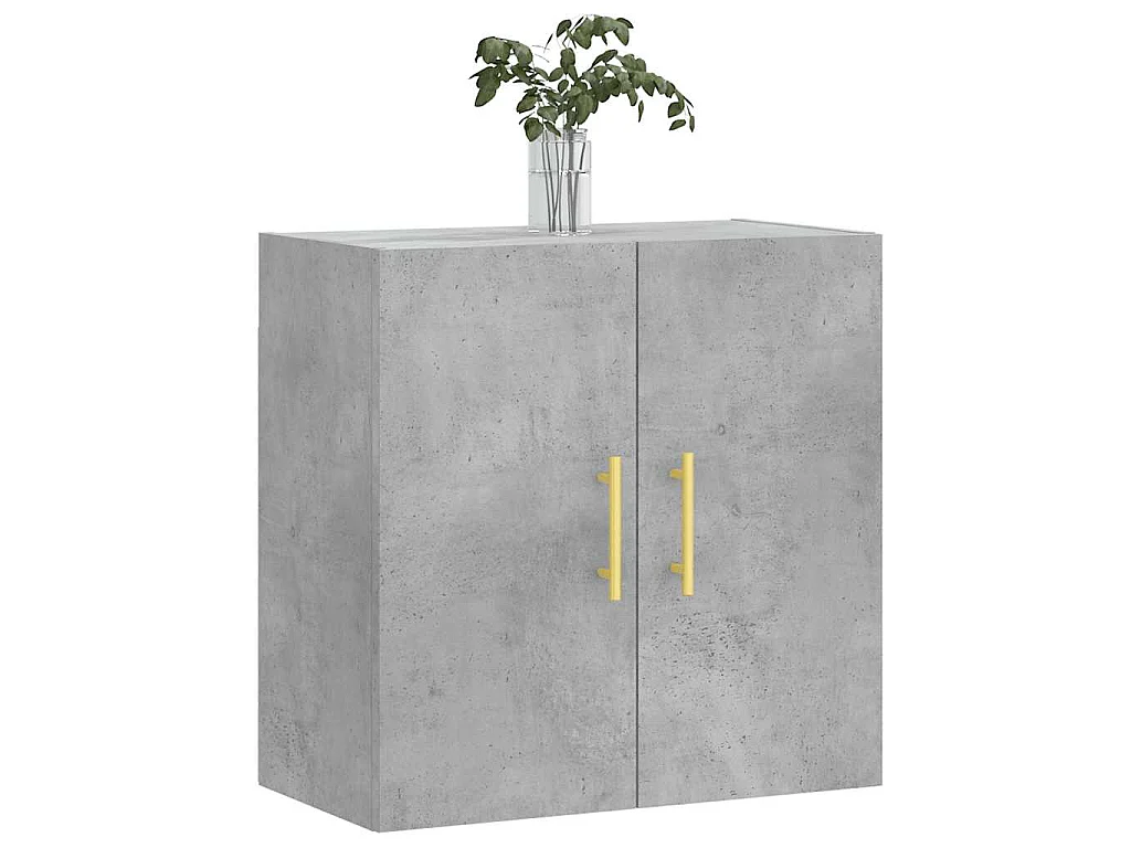 Wandkast 60x31x60 cm bewerkt hout betongrijs