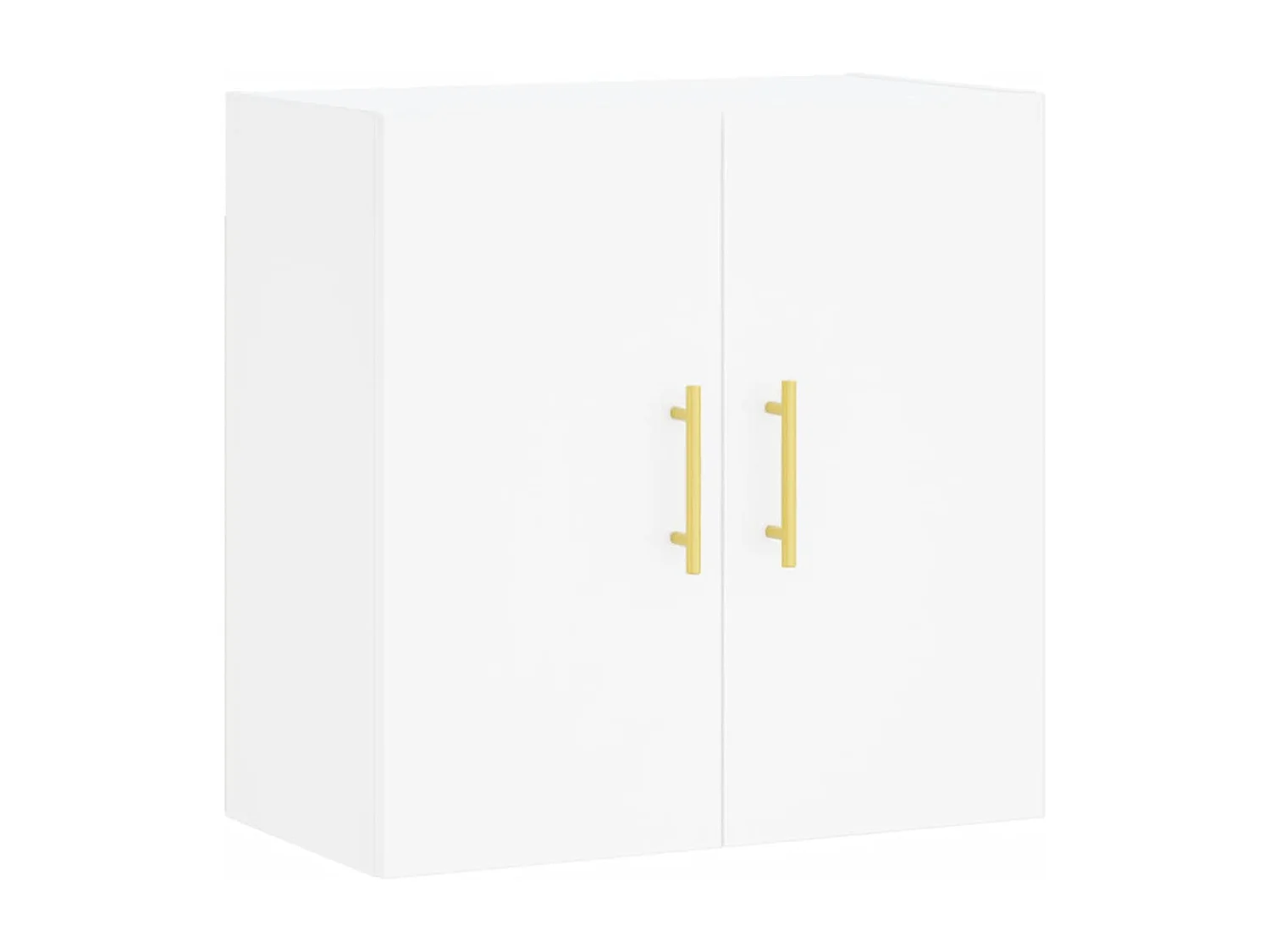 Armadietto a Muro Bianco 60x31x60 cm in Legno Multistrato