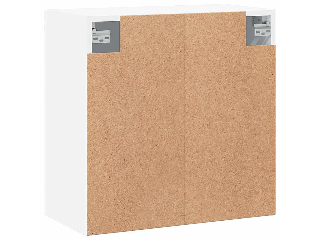 Wandkast 60x31x60 cm bewerkt hout wit