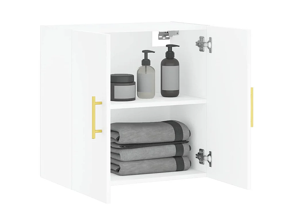 Wandschrank Weiß 60x31x60 cm Holzwerkstoff