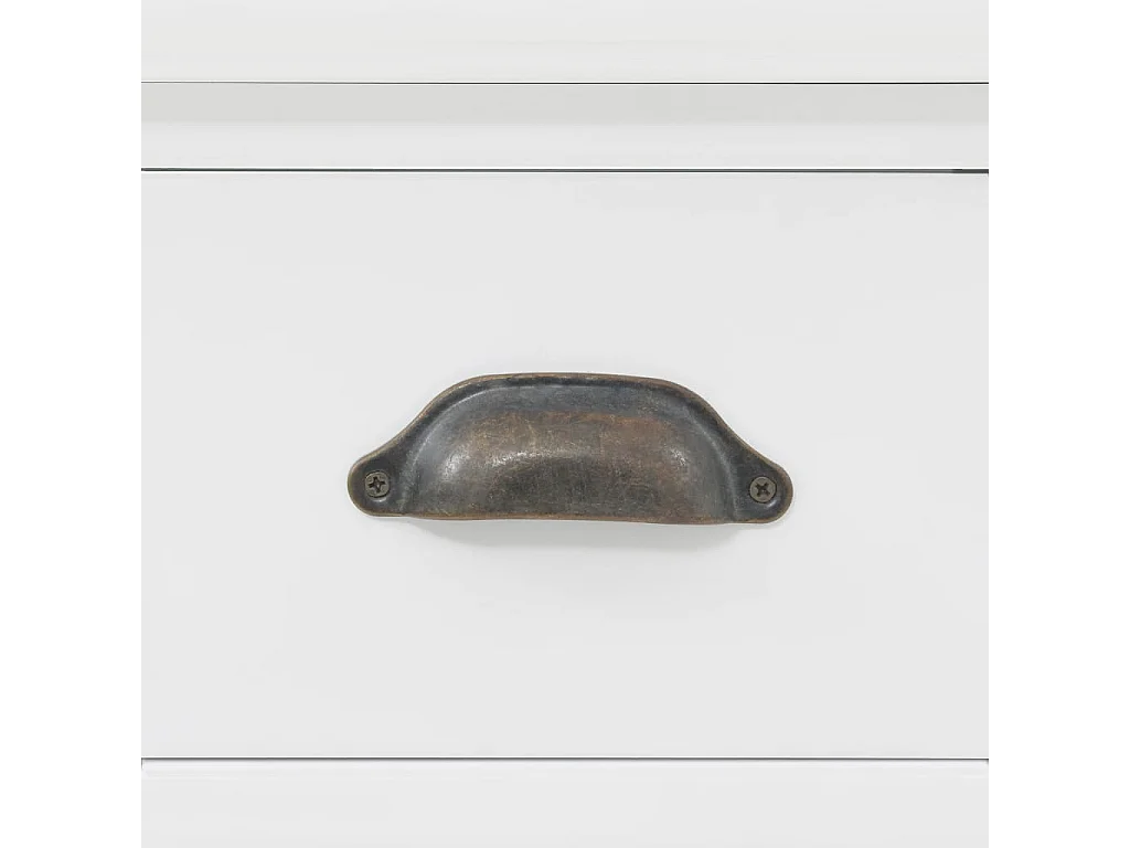 Vaisselier avec 4 portes MDF et Bois de pin 80x40x180 cm