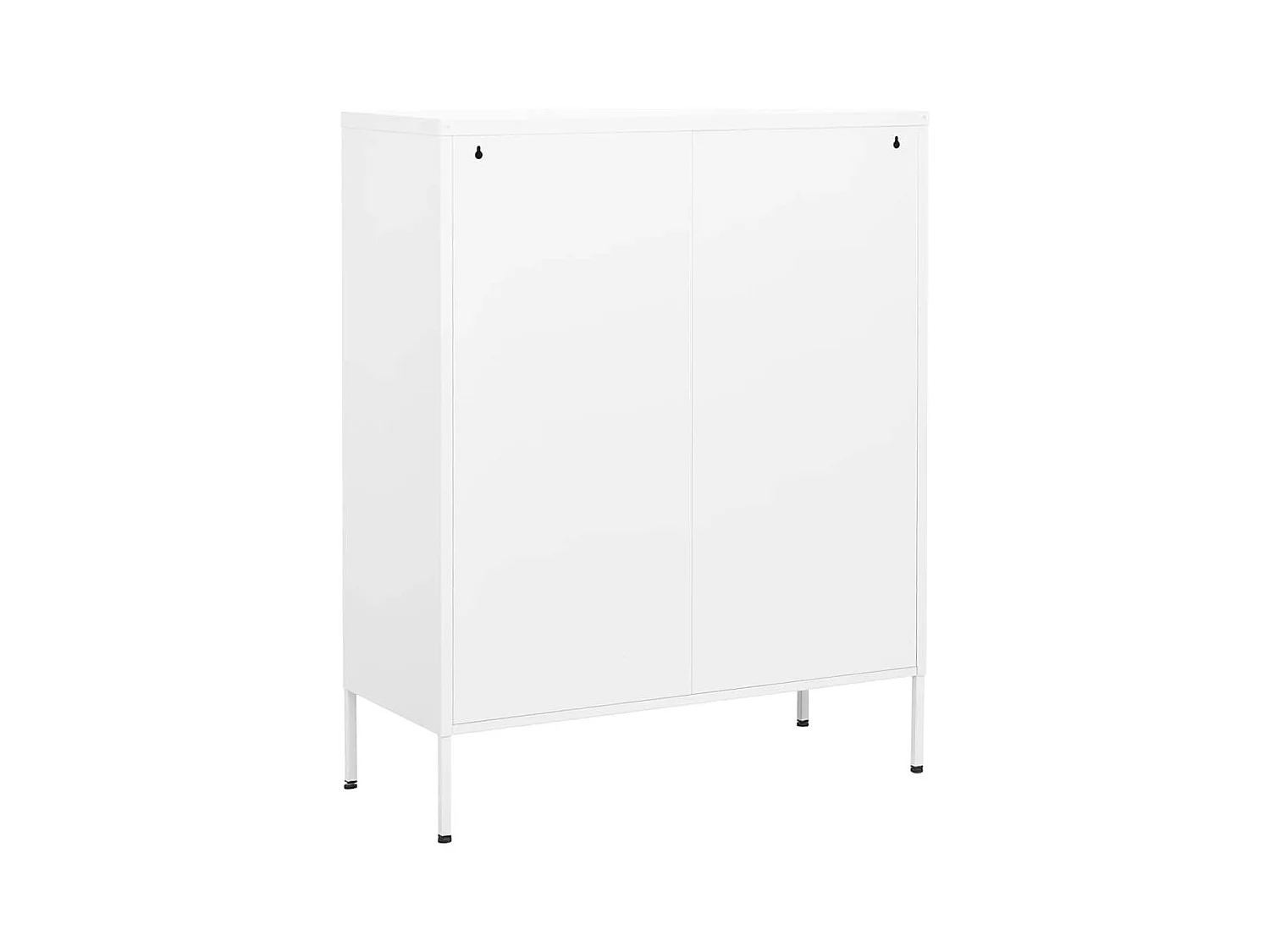 Armoire de rangement Blanc 80x35x101,5 cm Acier