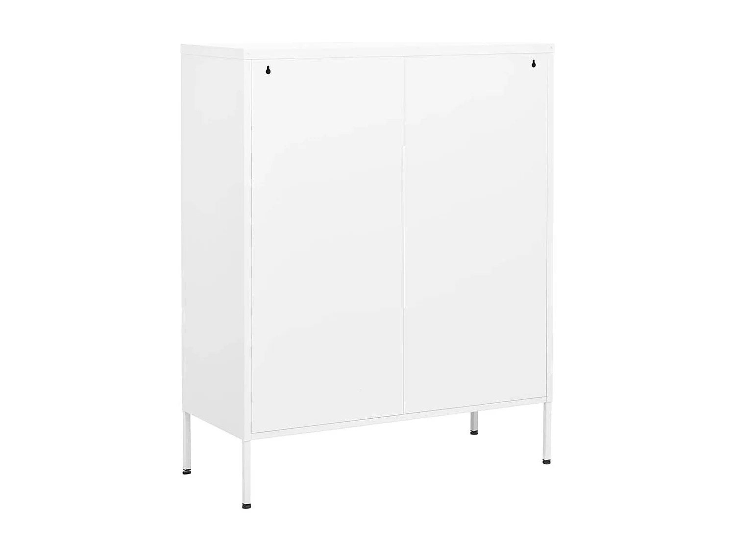 Lagerschrank Weiß 80x35x101,5 cm Stahl