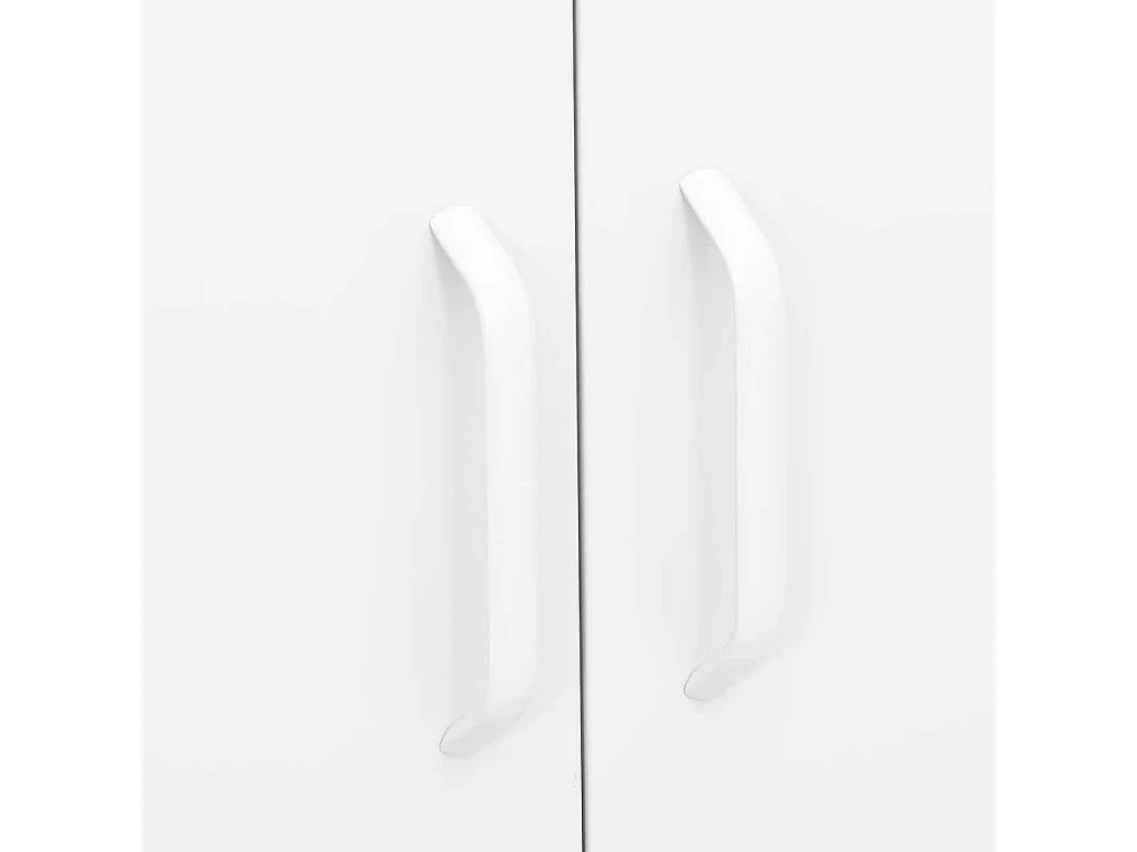 Armadietto Bianco 80x35x101,5 cm in Acciaio