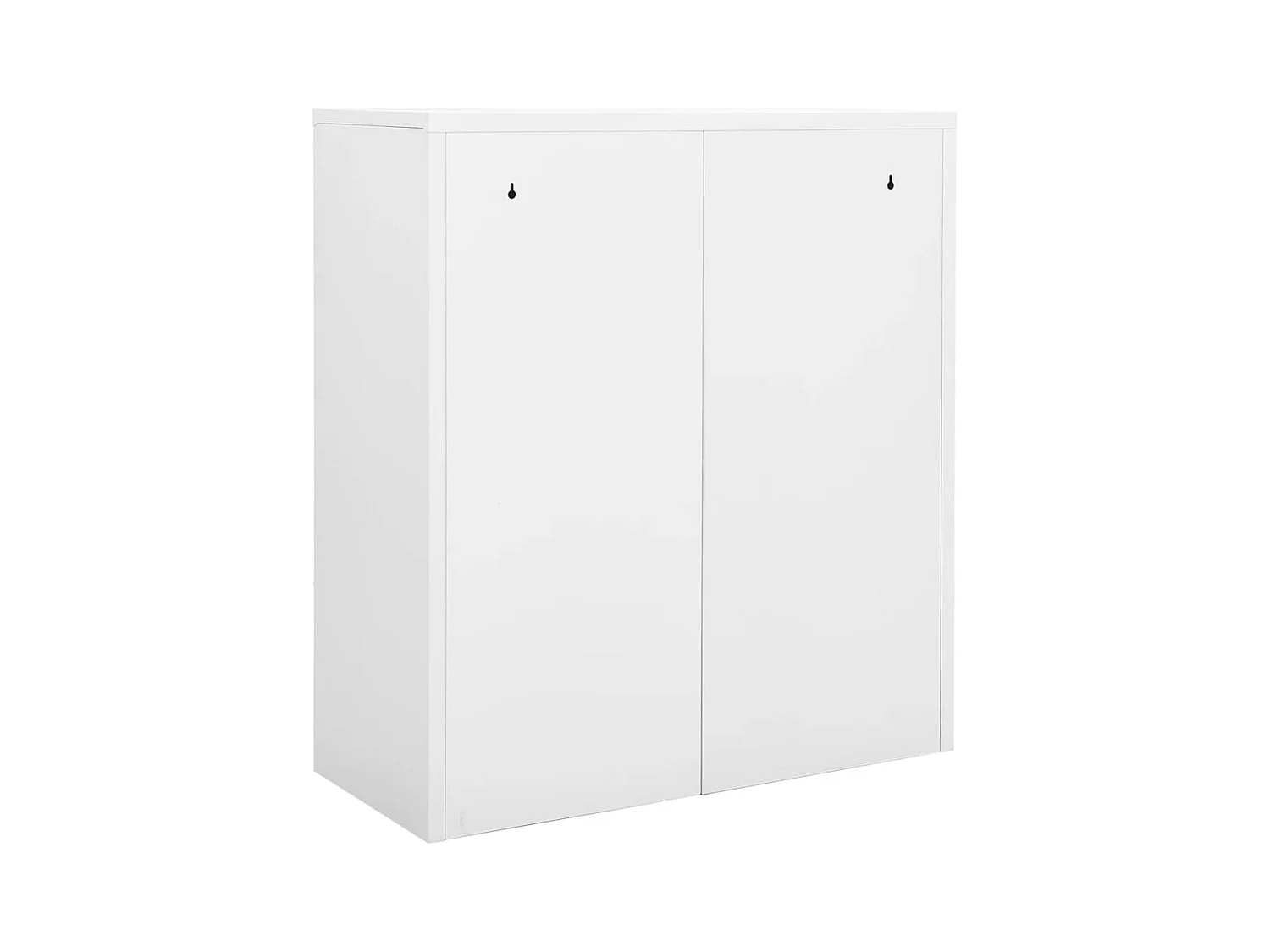 Armoire de bureau Blanc 90x40x102 cm Acier
