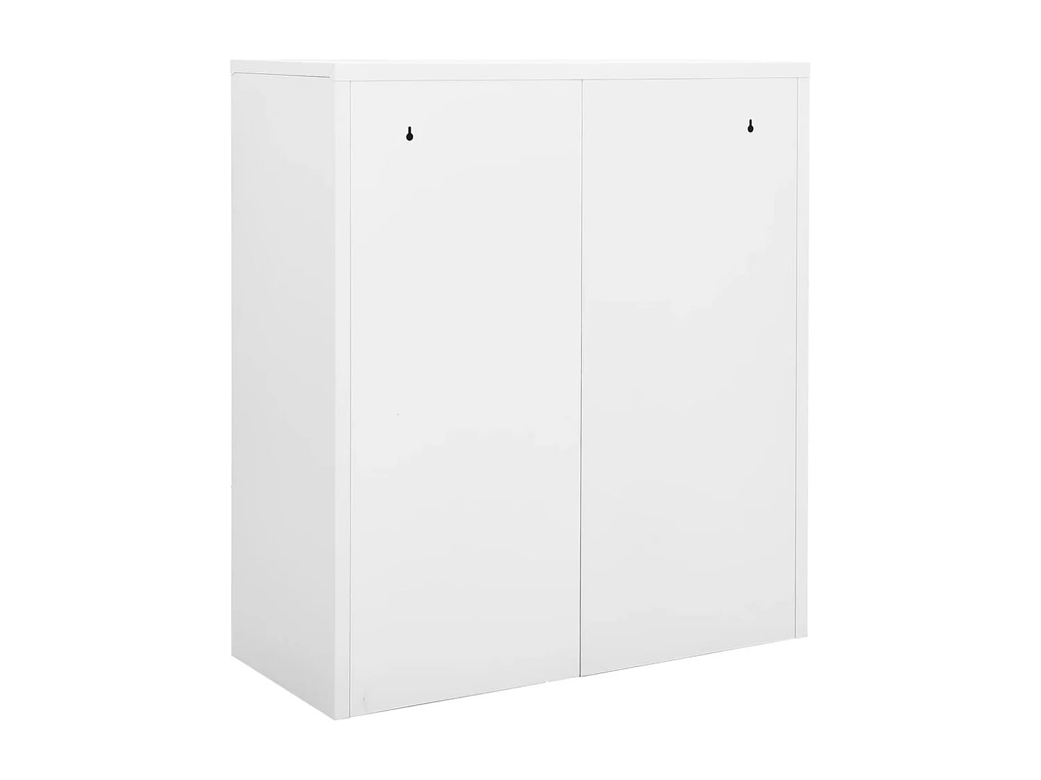 Armoire de bureau Blanc 90x40x102 cm Acier