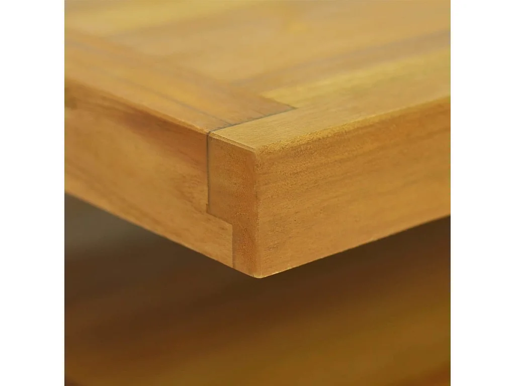 Armario de baño de pared madera maciza de teca 90x40x30 cm