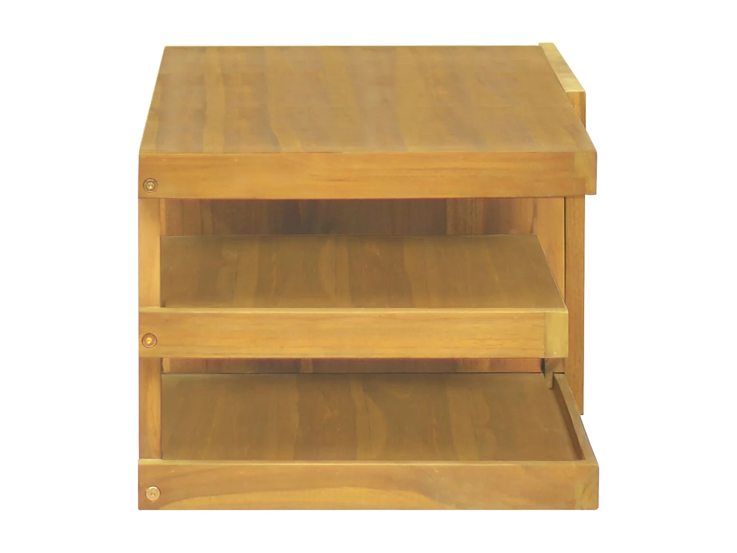 Wand-Badschrank 90x40x30 cm Massivholz Teak