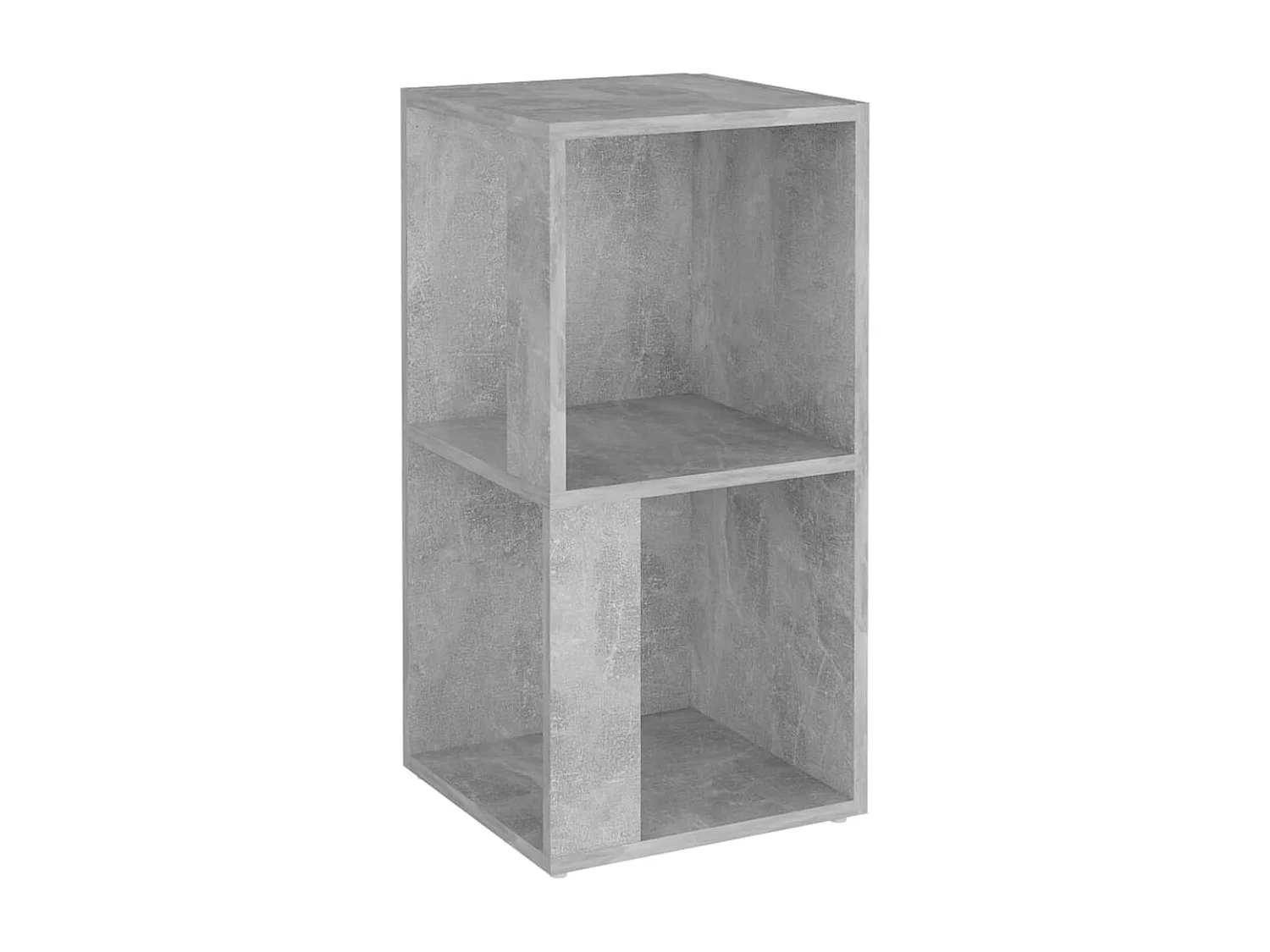 Armadio Angolare Grigio Cemento 33x33x67 cm in Truciolato