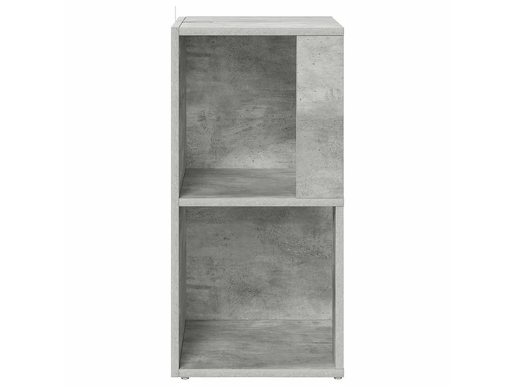 Armoire d'angle Gris béton 33x33x67 cm Bois d'ingénierie