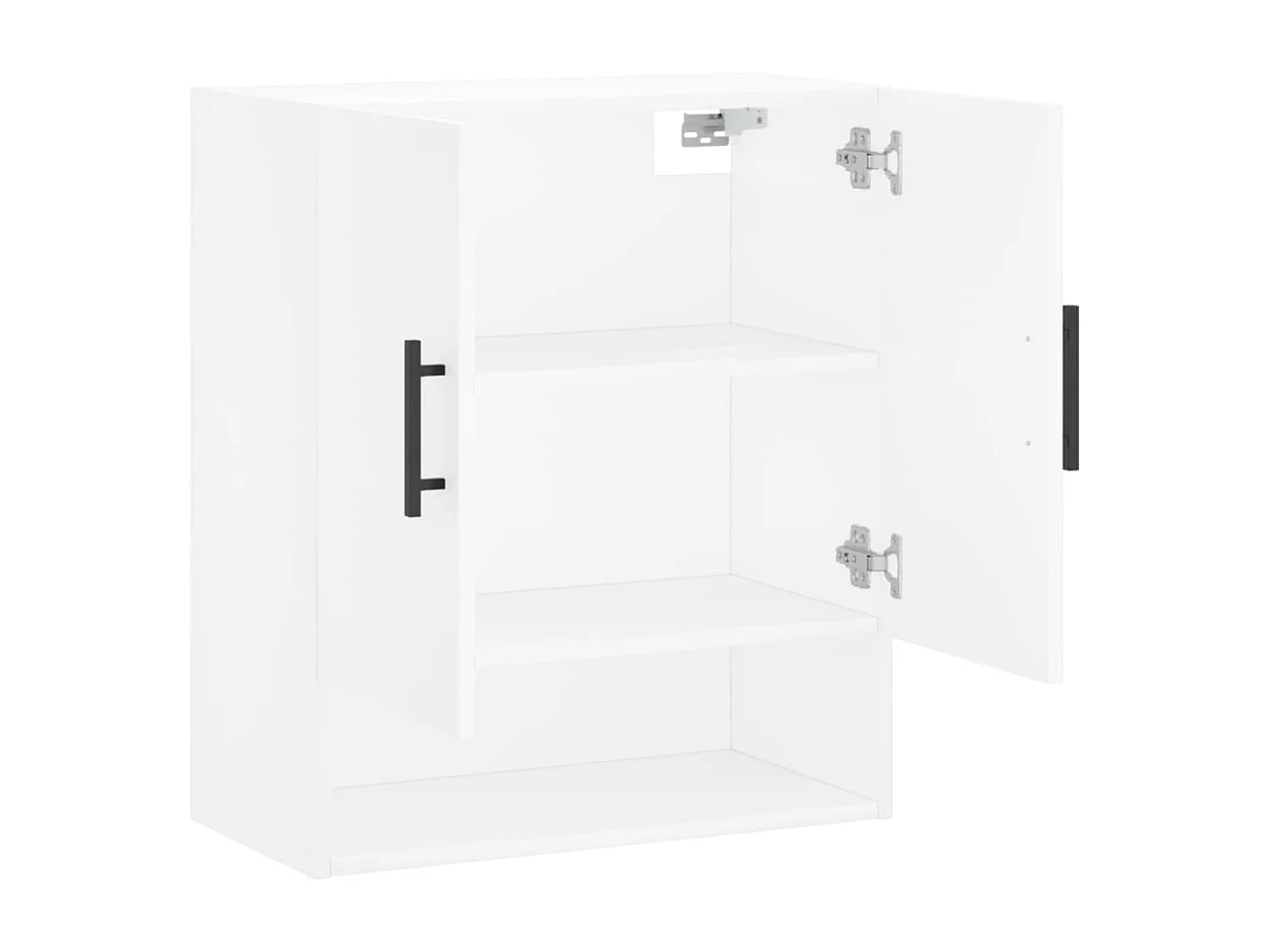 Armoire murale blanc 60x31x70 cm bois d'ingénierie