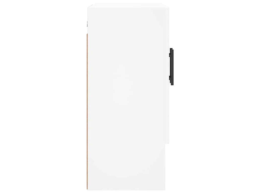 Armoire murale blanc 60x31x70 cm bois d'ingénierie
