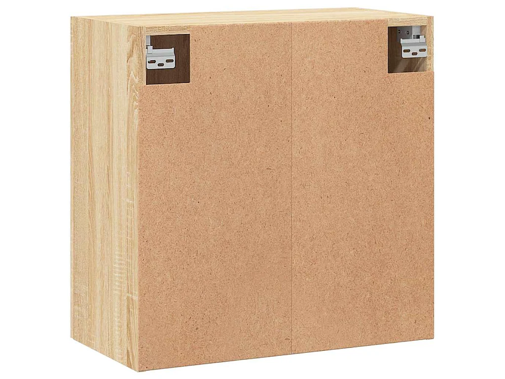 Wandkast 60x31x60 cm bewerkt hout sonoma eikenkleurig