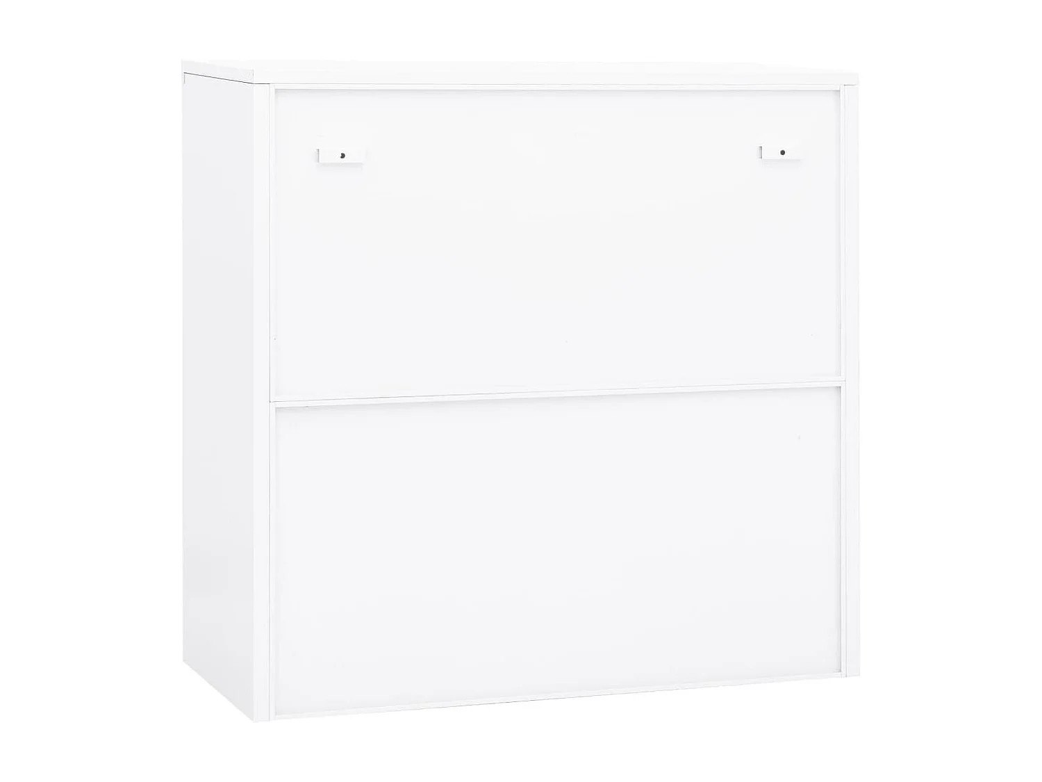 Armoire de bureau Blanc 90x40x90 cm Acier