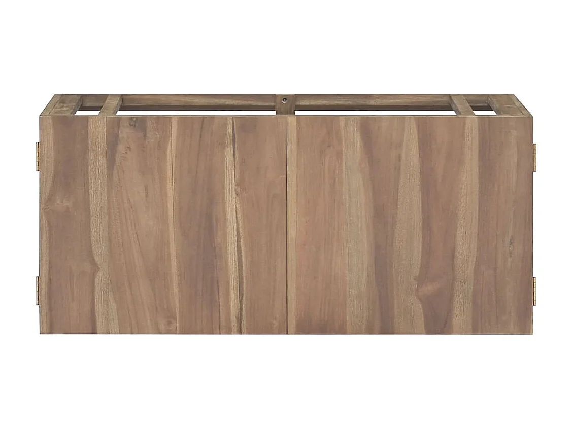 Armoire murale de salle de bain 90x39x40 cm Bois de teck massif