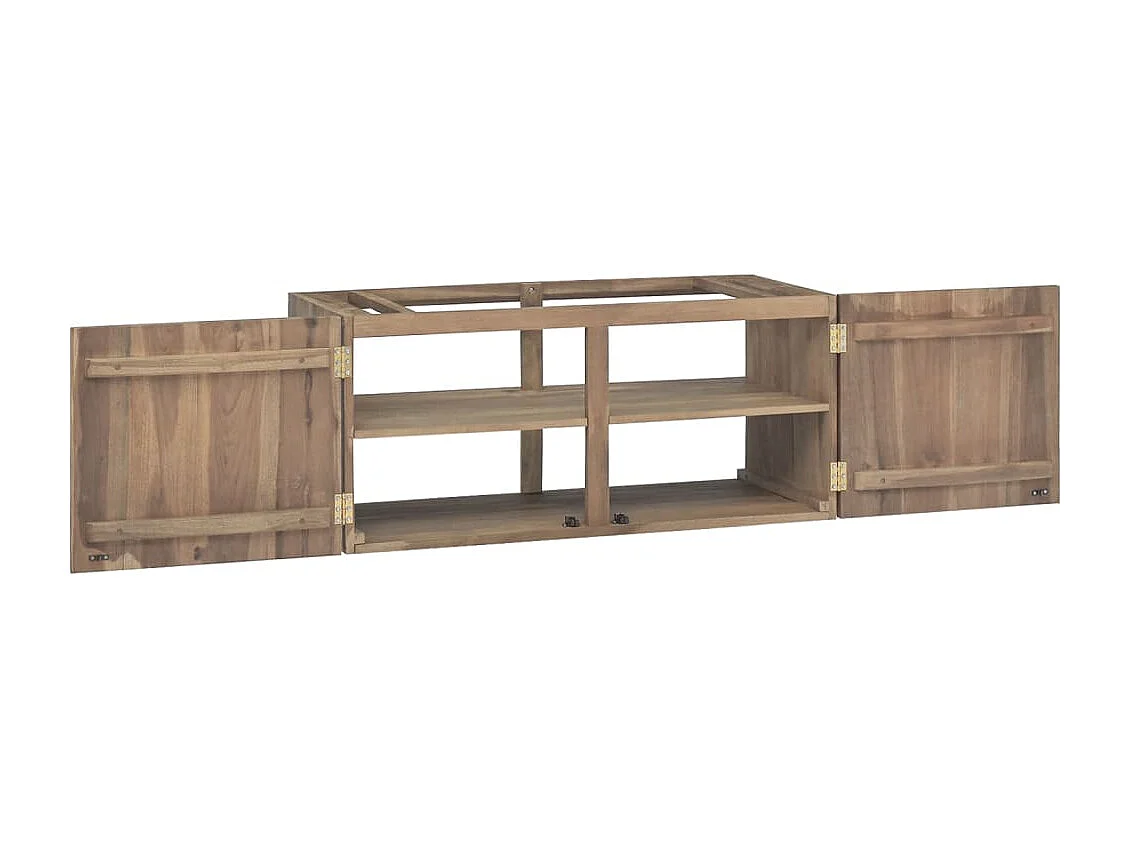 Armoire murale de salle de bain 90x39x40 cm Bois de teck massif