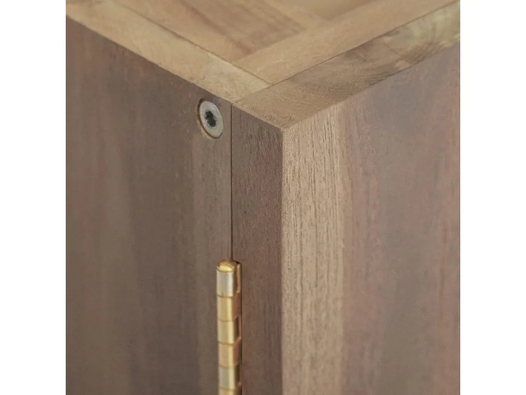 Armoire murale de salle de bain 90x39x40 cm Bois de teck massif