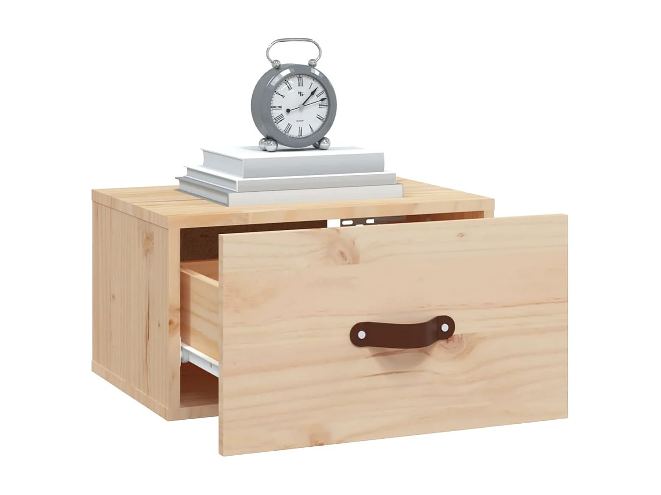 Mesa de cabeceira de parede 40x29,5x22 cm