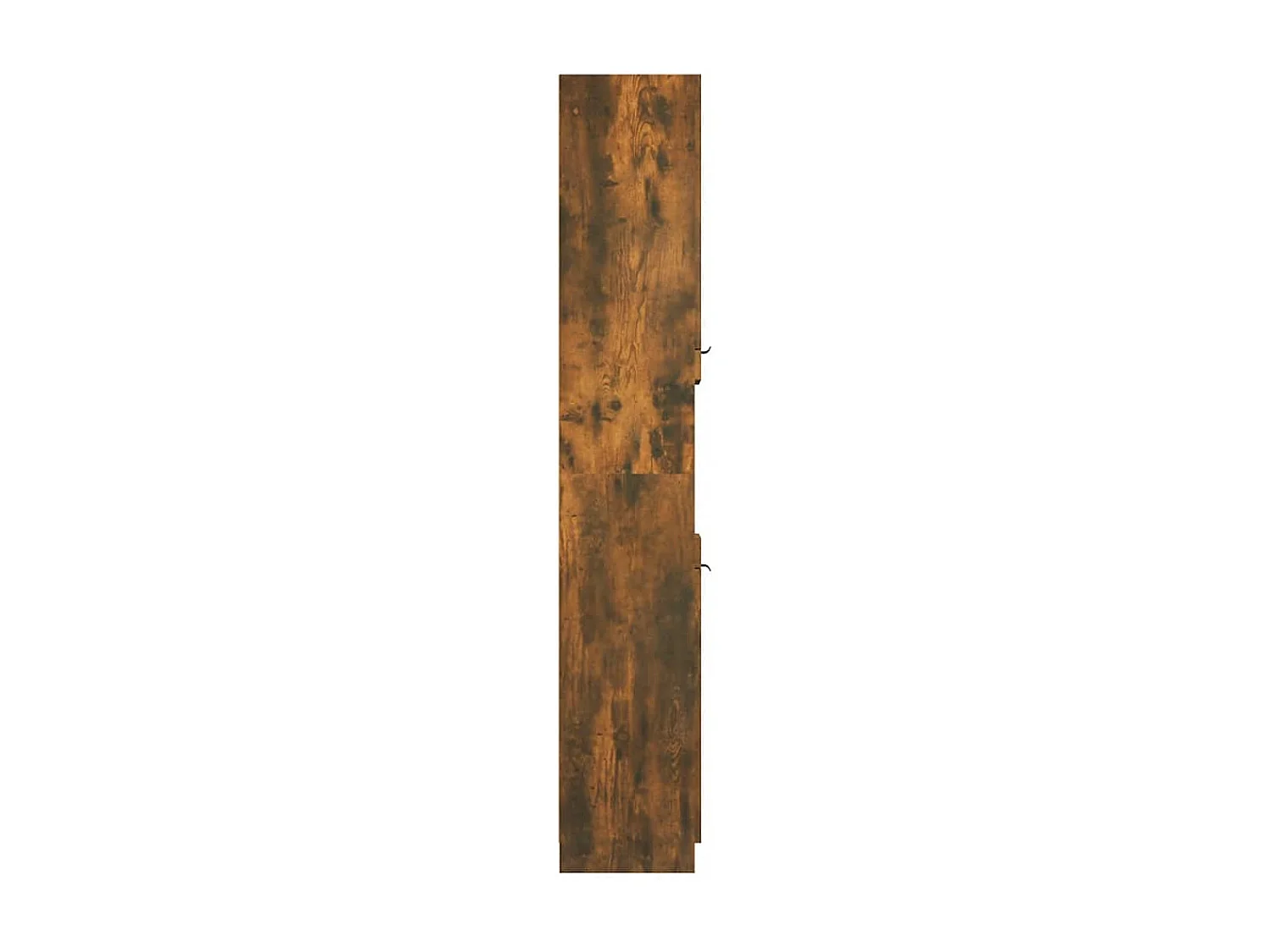 Armoire de bain Chêne fumé 32x34x188,5 cm Bois d'ingénierie