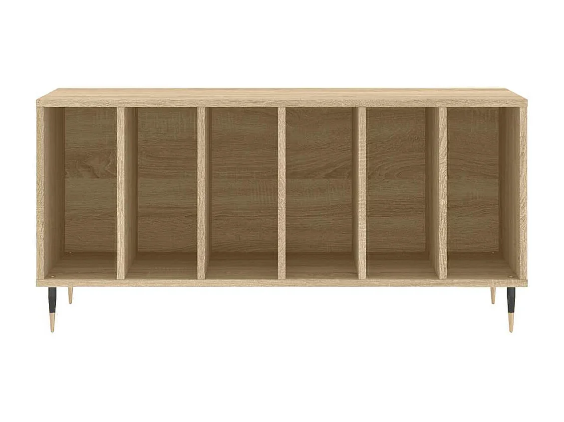 Armoire à disques chêne sonoma 100x38x48 cm bois d'ingénierie