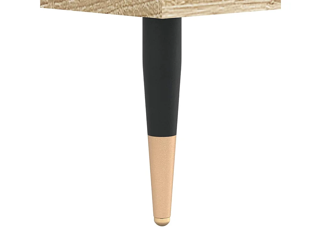 Armoire à disques chêne sonoma 100x38x48 cm bois d'ingénierie