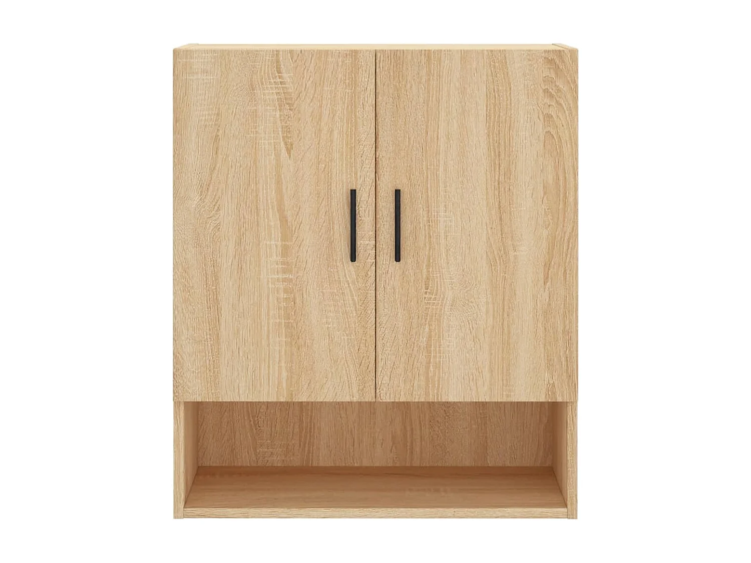 Wandkast 60x31x70 cm bewerkt hout sonoma eikenkleurig
