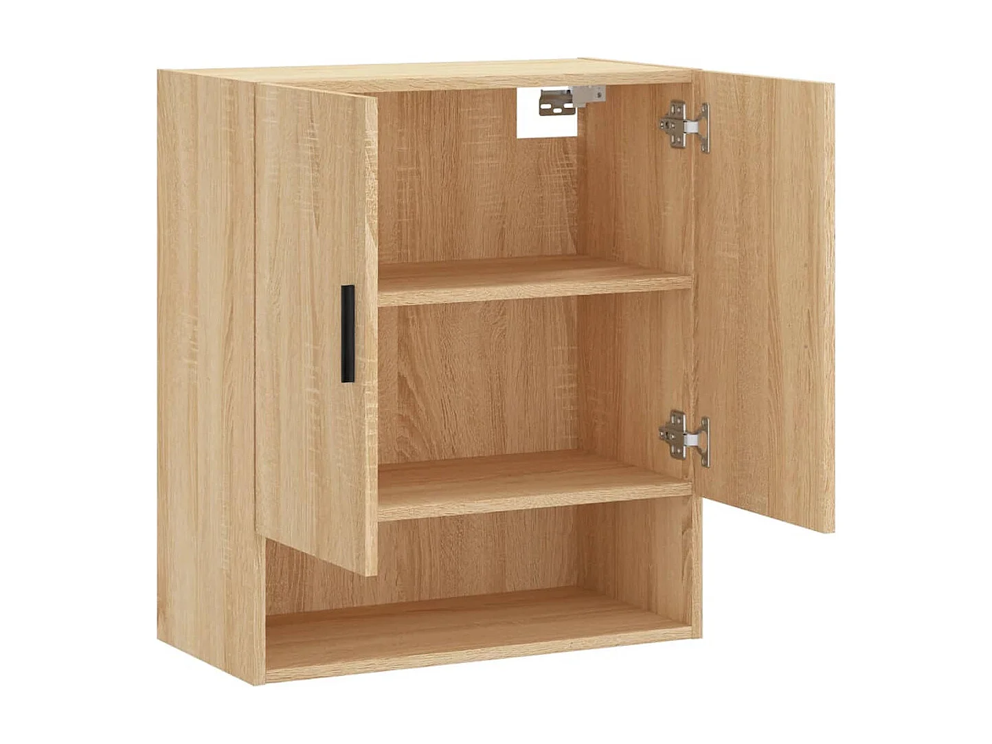 Wandkast 60x31x70 cm bewerkt hout sonoma eikenkleurig