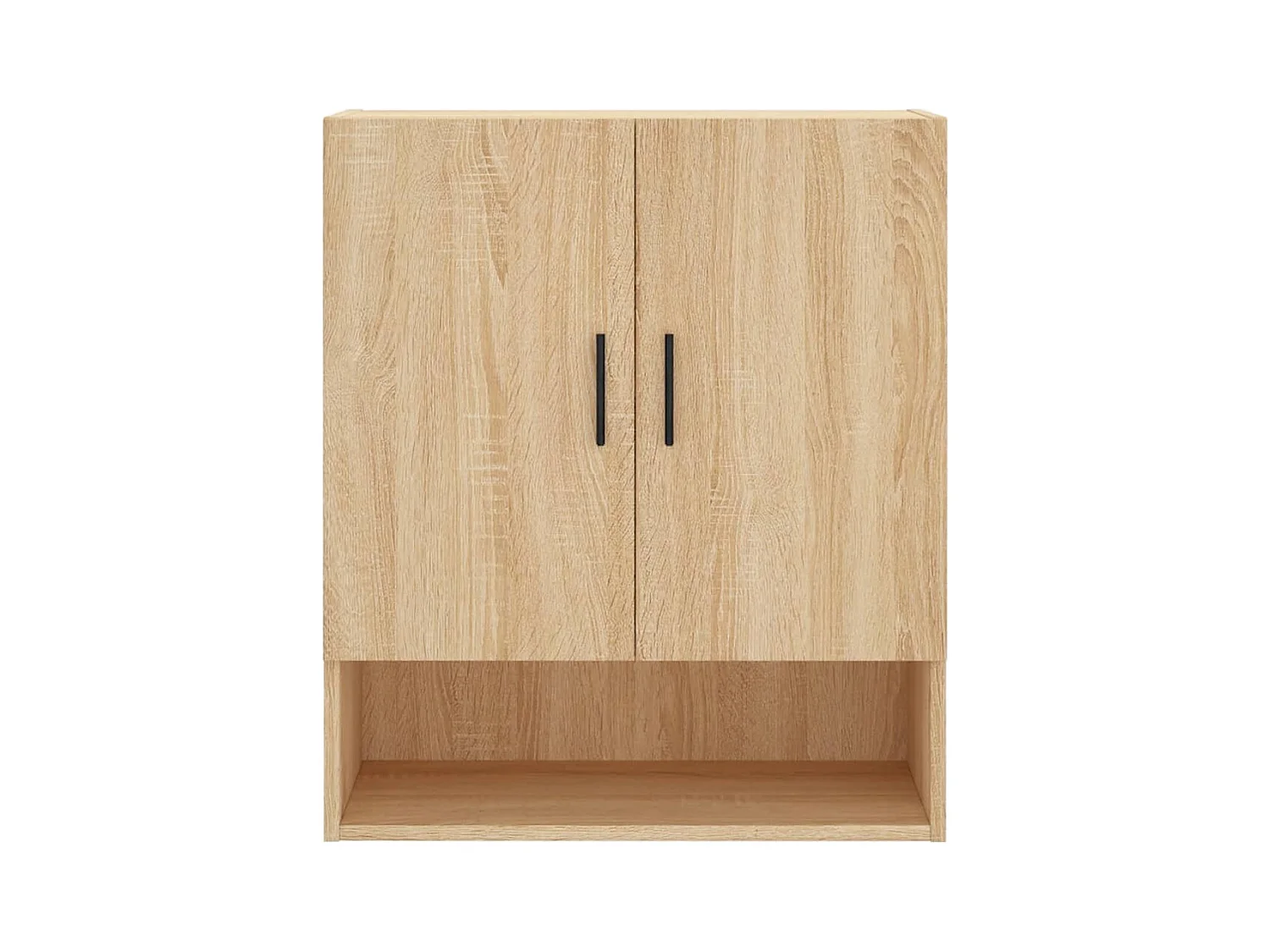 Wandkast 60x31x70 cm bewerkt hout sonoma eikenkleurig