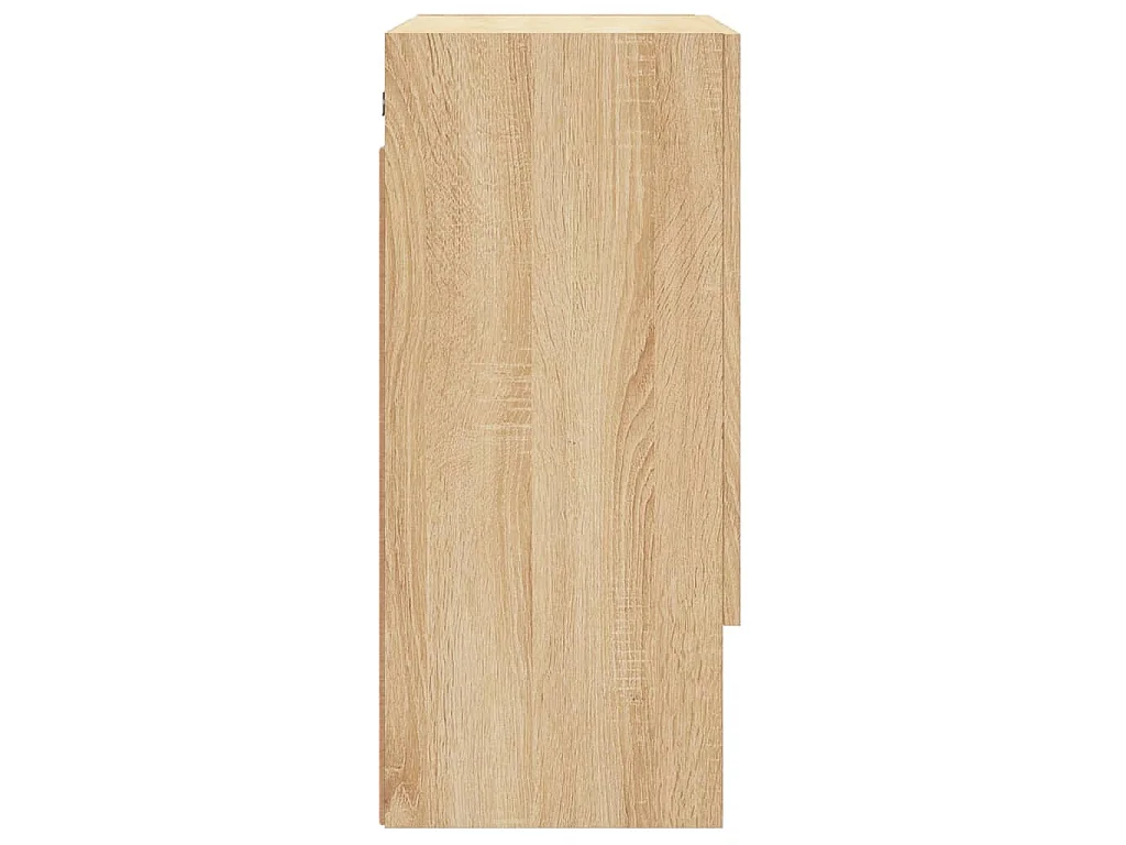 Armoire murale chêne sonoma 60x31x70 cm bois d'ingénierie