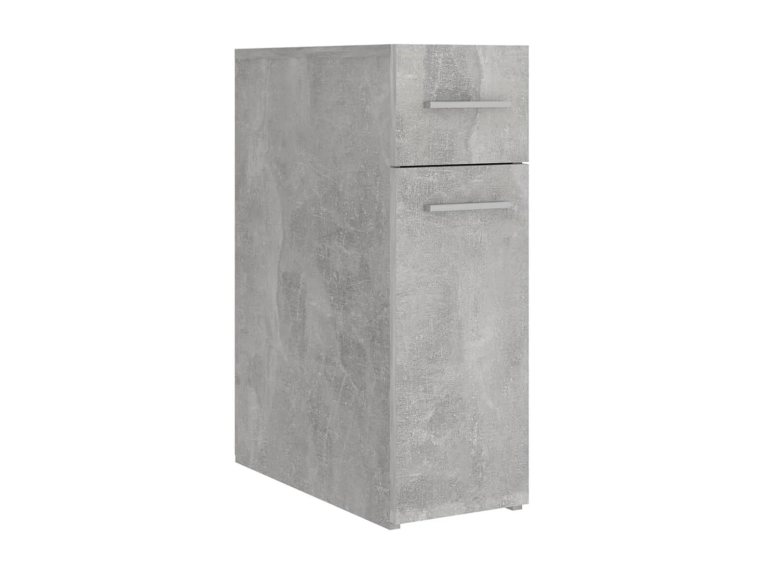 Armoire d'apothicaire Gris béton 20x45,5x60 cm Bois ingénierie