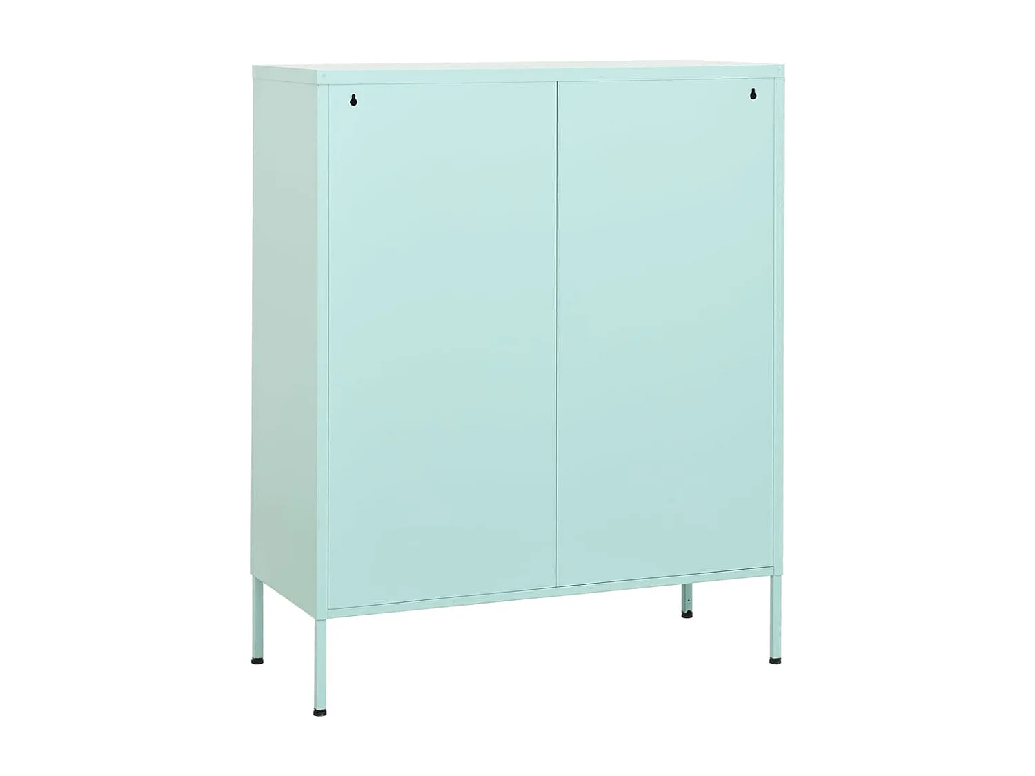 Armário de arrumação aço 80x35x101,5 cm verde-hortelã