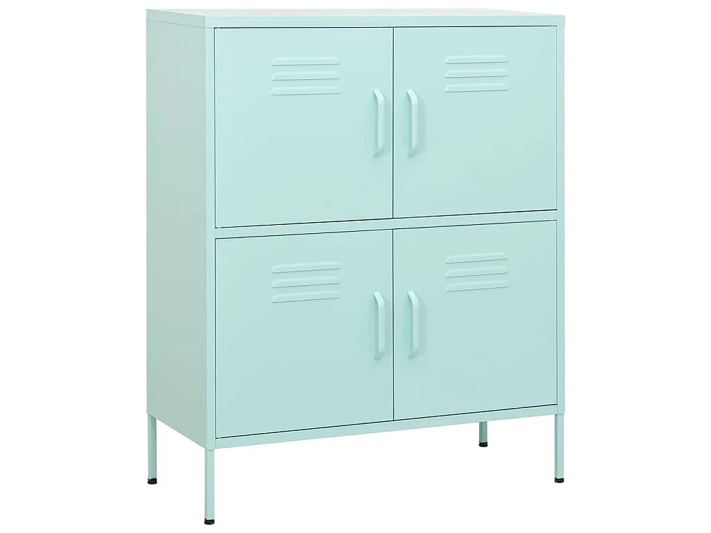 Armoire de rangement Vert menthe 80x35x101,5 cm Acier
