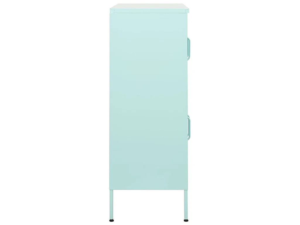 Armoire de rangement Vert menthe 80x35x101,5 cm Acier