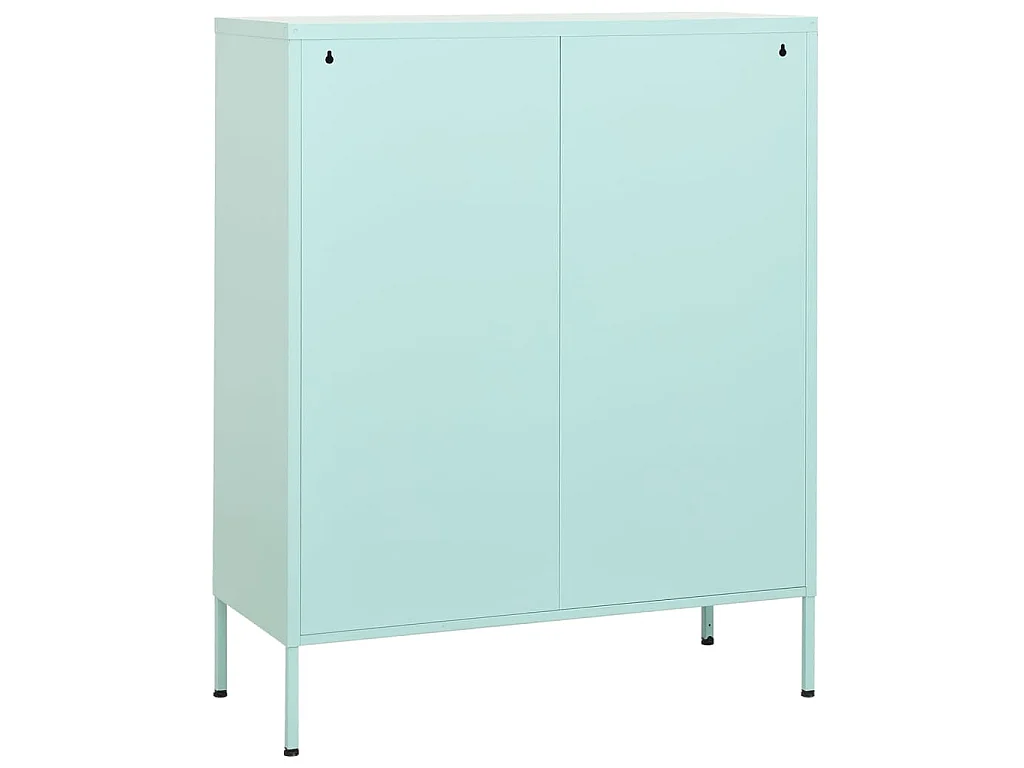 Armoire de rangement Vert menthe 80x35x101,5 cm Acier