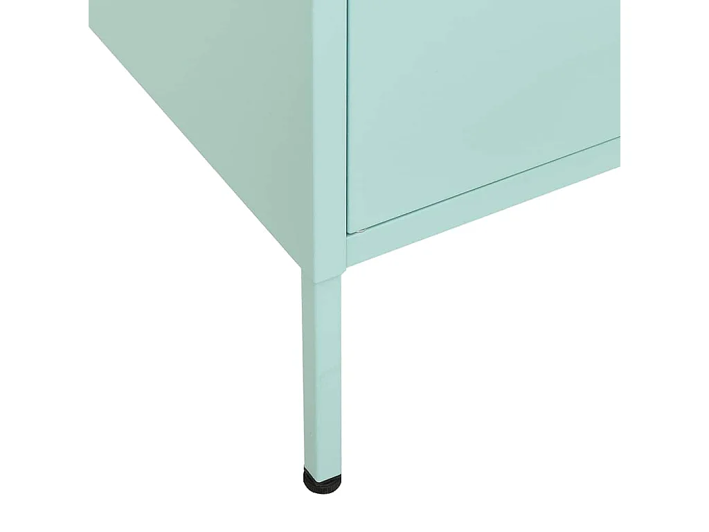 Opbergkast 80x35x101,5 cm staal mint