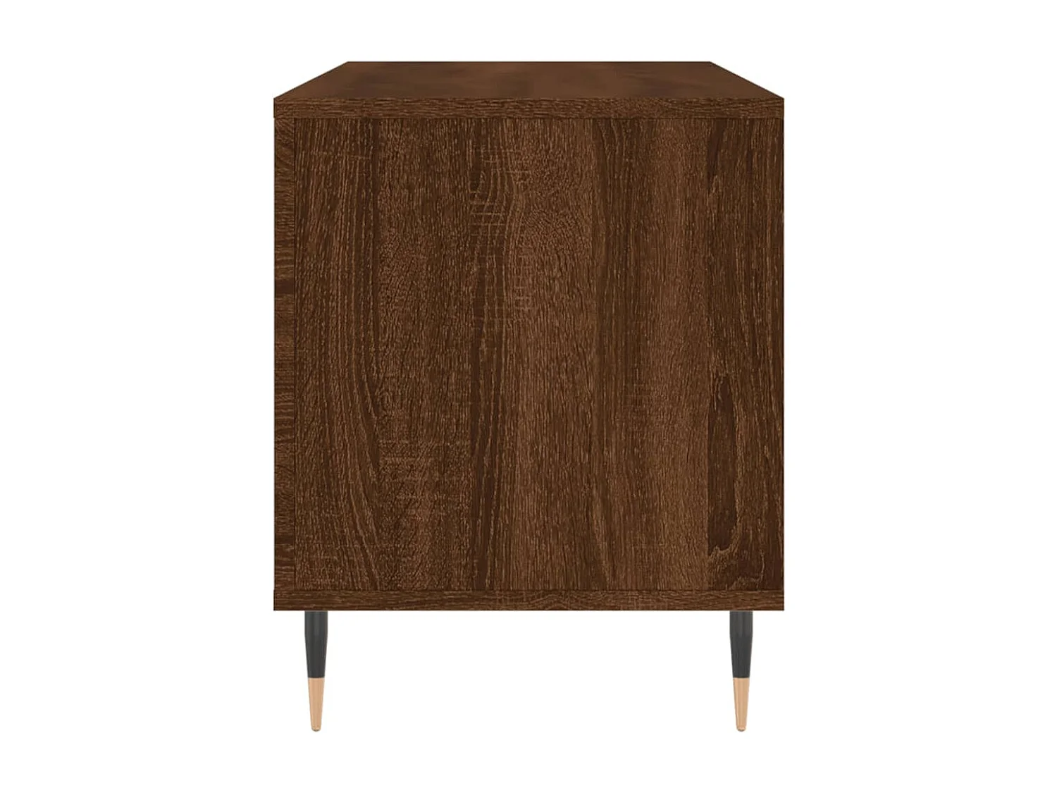 Armário p/ discos 100x38x48 cm deriv. madeira carvalho castanho