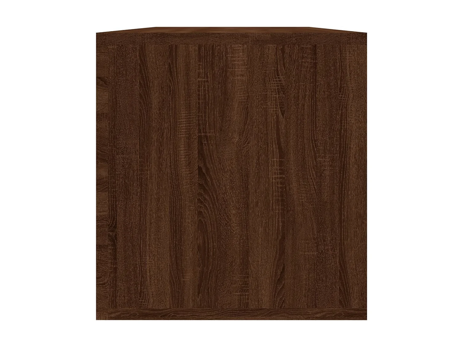 Caixa discos vinil 71x34x36cm derivados madeira carvalho cast.