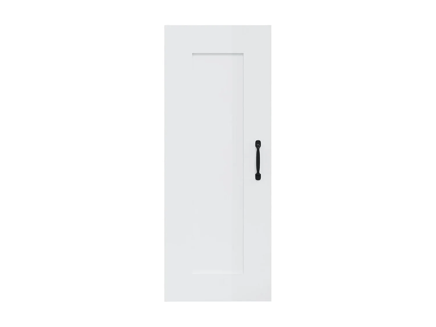 Armoire suspendue Blanc brillant 35x34x90 cm Bois d'ingénierie