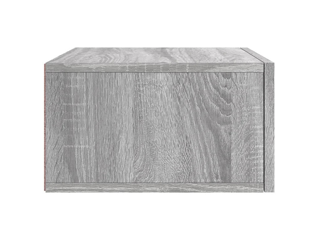 Wand-Nachttische 2 Stk. Grau Sonoma 35x35x20 cm