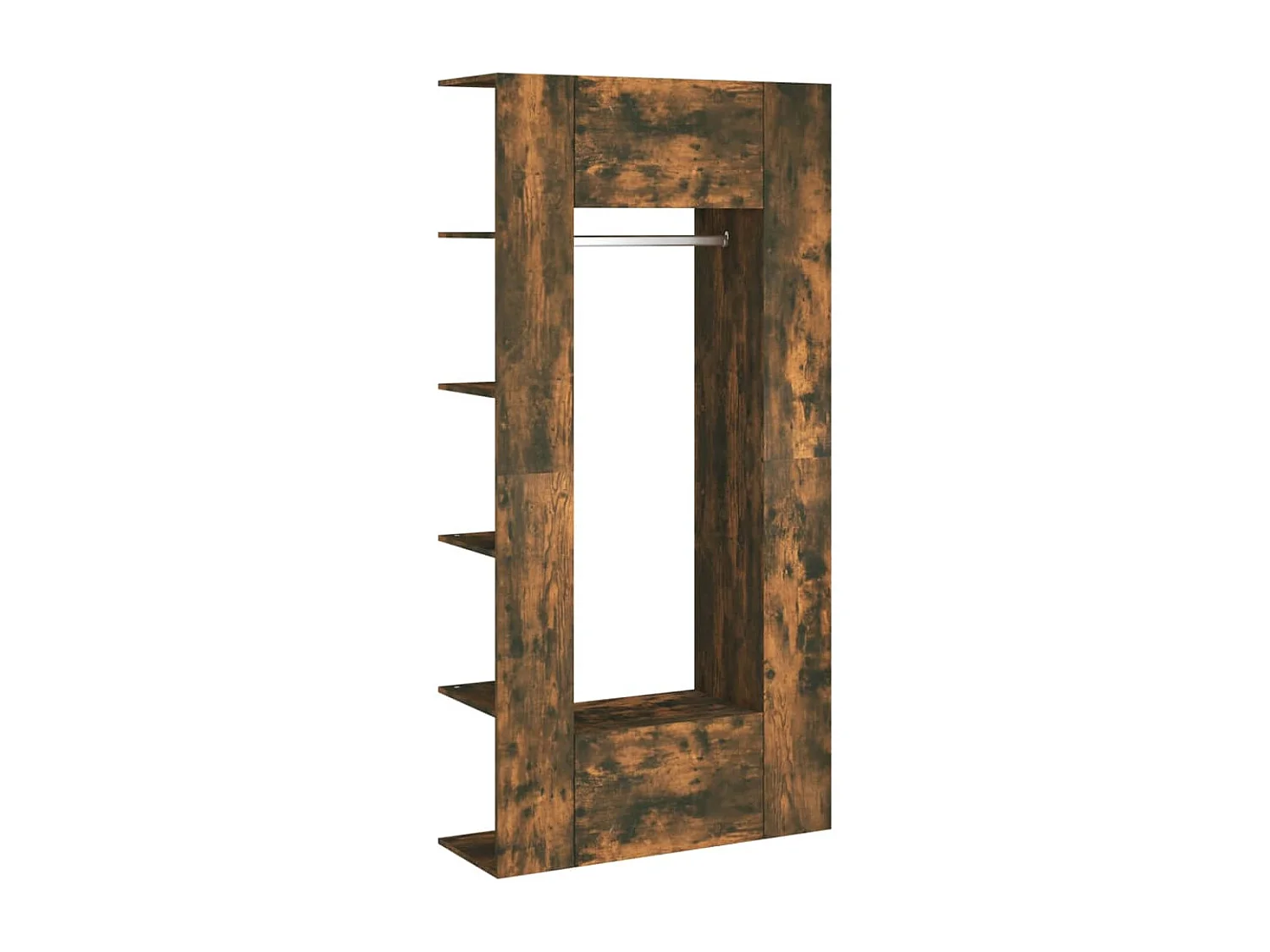 Armoires de couloir 2 pcs chêne fumé bois d'ingénierie