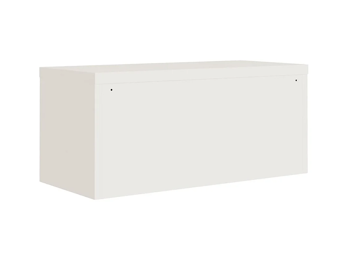 Armadio Classificatore Bianco 90x40x240 cm in Acciaio