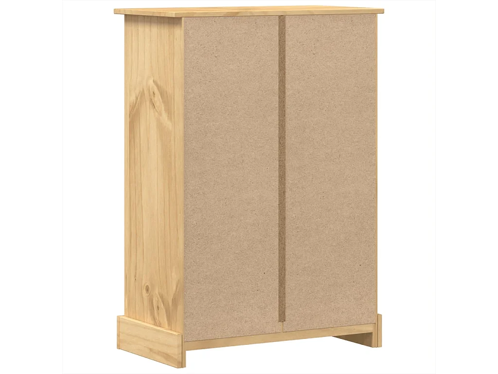Commode Corona 80x43x114 cm bois massif de pin