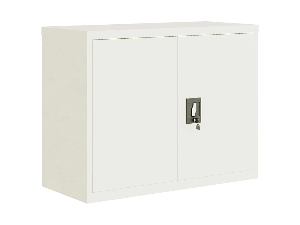 Classeur blanc 90x40x110 cm acier