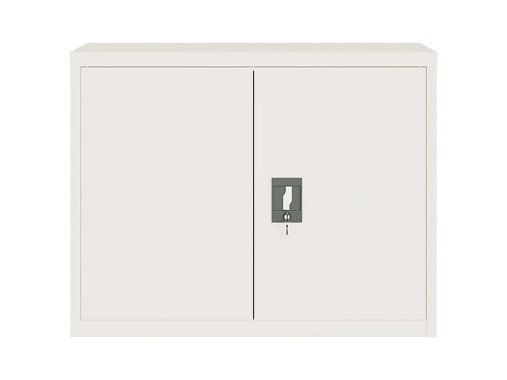 Classeur blanc 90x40x110 cm acier