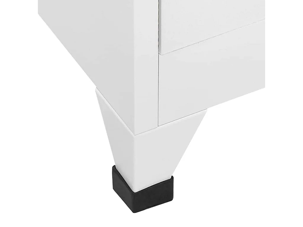 Armadietto a Chiave a 4 Scomparti 38x45x180 cm