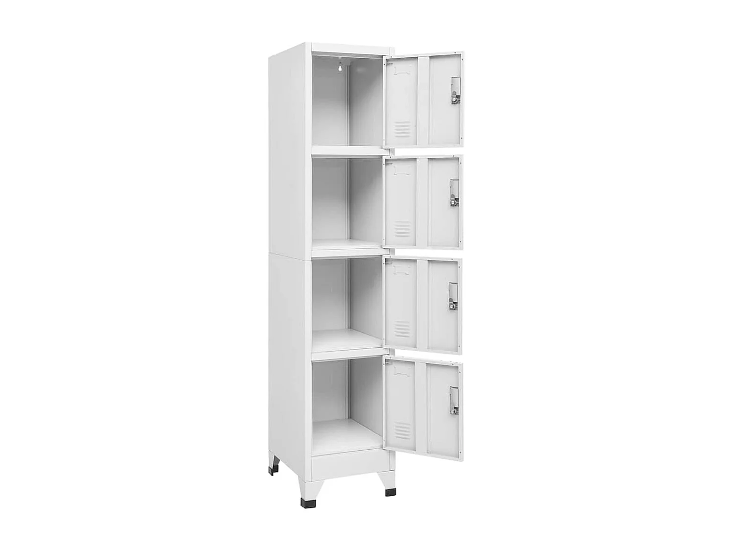 Armoire à casier avec 4 compartiments 38x45x180 cm