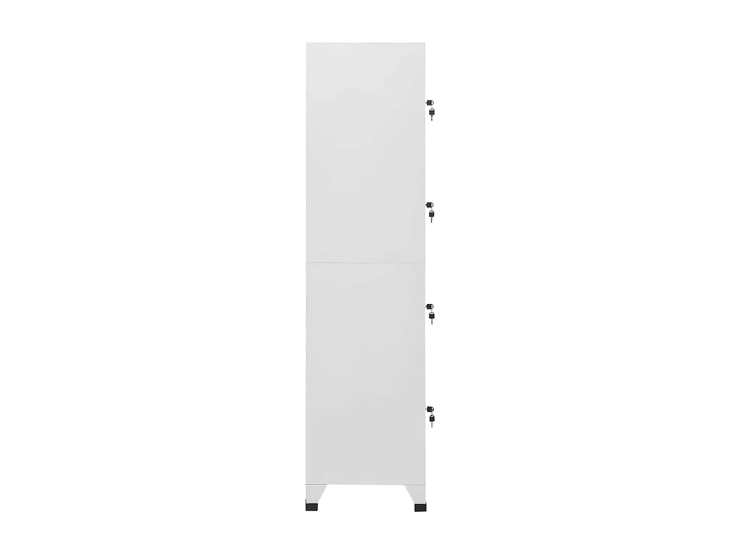 Armoire à casier avec 4 compartiments 38x45x180 cm