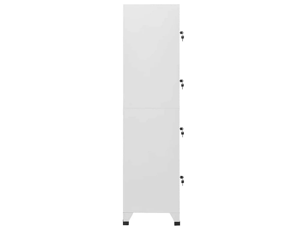 Armoire à casier avec 4 compartiments 38x45x180 cm