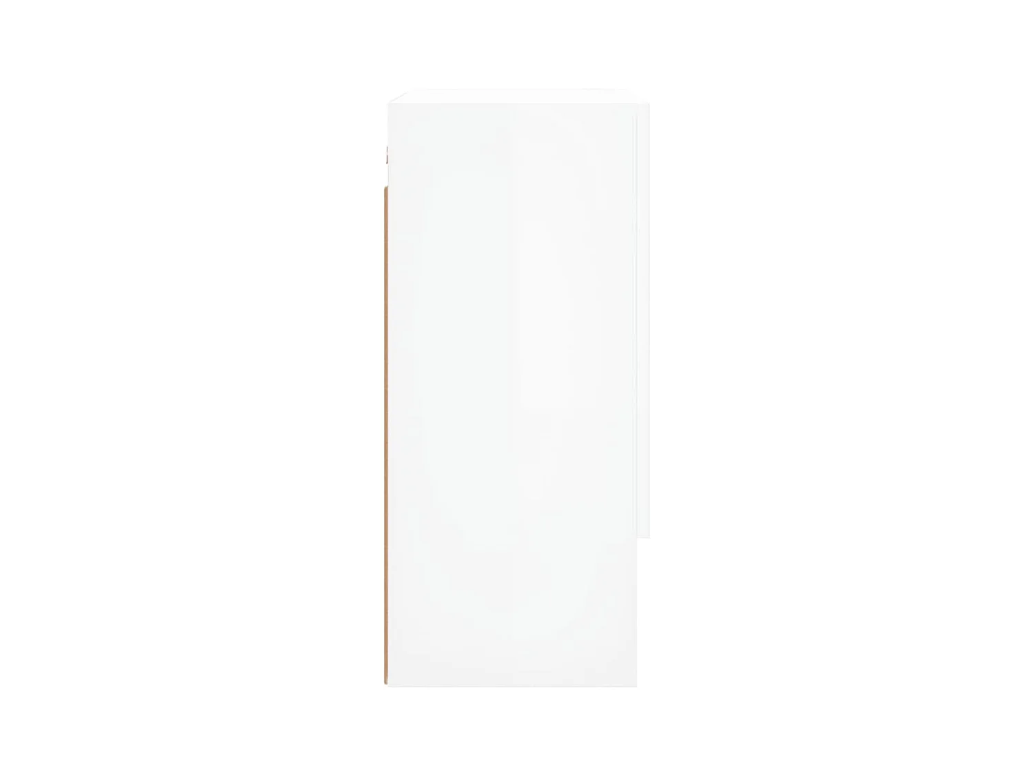 Armoire murale Blanc brillant 60x31x70 cm Bois d'ingénierie